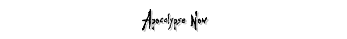 Apocalypse Now font